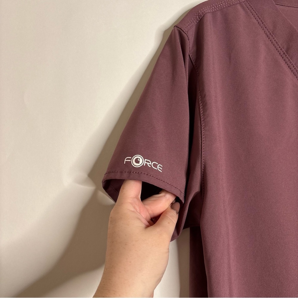 Carhartt Force Cross-Flex Modern Fit V Neck Women's Scrub Top Medium - Picture 4 of 9